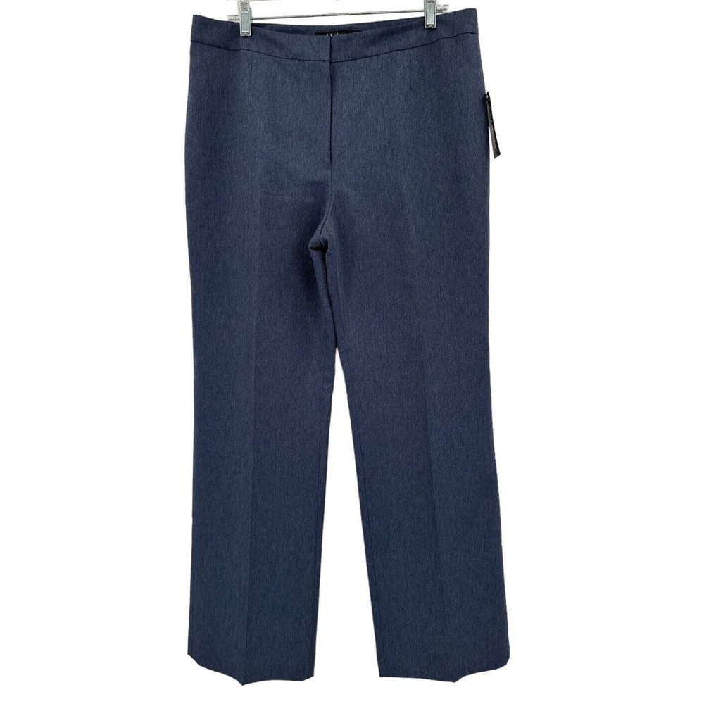 Le Suit Separates Dress Pants Size 12 Women's Blue Straight Leg Career Work New